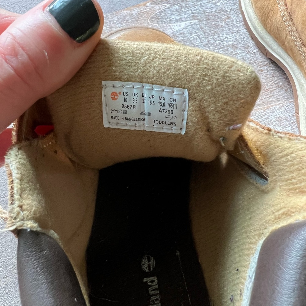 Timberland toddler 10 Velcro boot - Picture 4 of 7